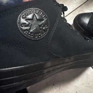 Converse Men's Black Canvas Sneakers